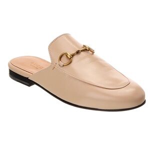 GUCCI Princeton leather mule slippers pink size 38.5